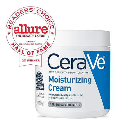 CeraVe Moisturizing Cream | Body and Face Moisturizer for Dry Skin