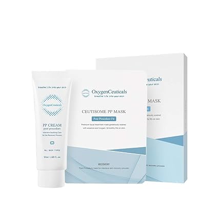 Korean Skin Care Beauty, Hydrate & Heal Post Procedures Skin Care Treatment Perfect Pair Bundle – PP Mask + PP Cream