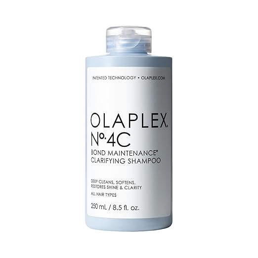 Olaplex No. 4C Bond Maintenance Clarifying Shampoo, Deep Cleans, Softens, Restores Shine, & Clarity, For All Hair Types Experiencing Product Buildup