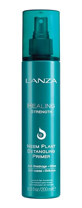 L'ANZA Neem Plant Detangling Hair Primer, Detangler Spray & Heat Protection Spray for Hair