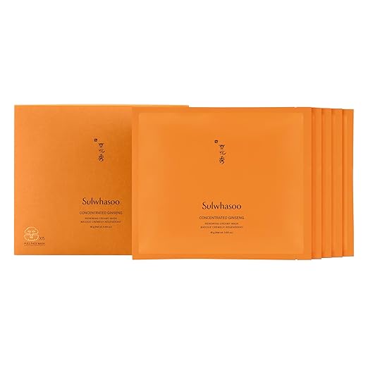 Sulwhasoo Concentrated Ginseng Renewing Sheet Mask - Korean Anti-Aging Skincare