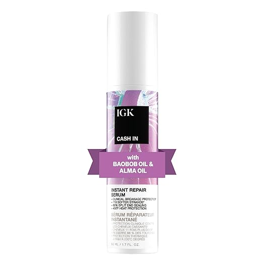 GK CASH IN Instant Repair Serum | Breakage Protection + Seal Split Ends + Heat Protection